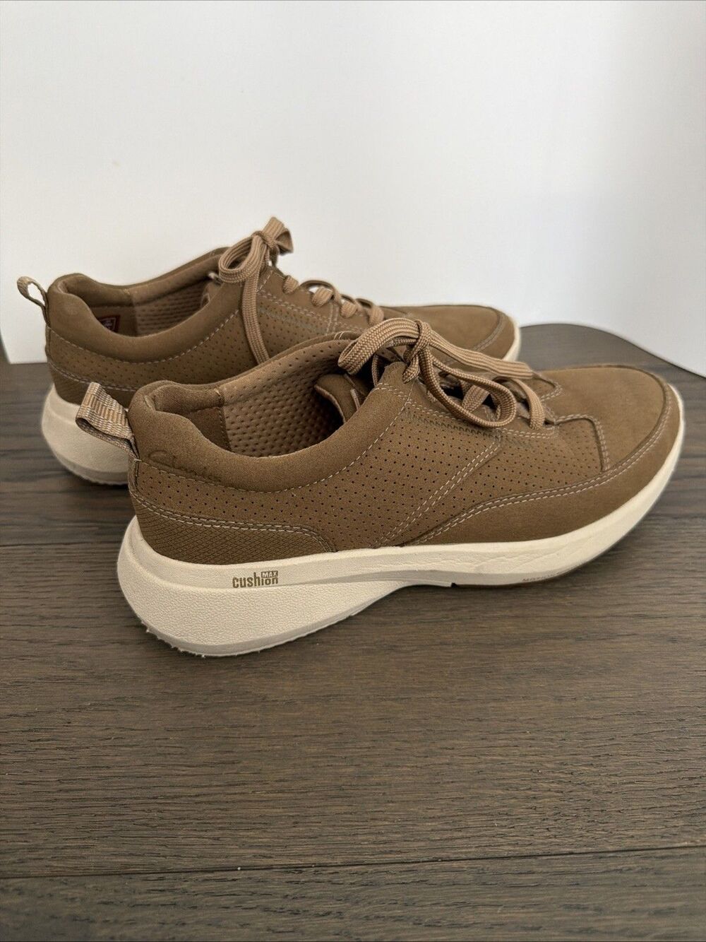 CLARKS Mens 8.5 Lehman Mix Max Cushion Lace Up Motion Tread Sneaker